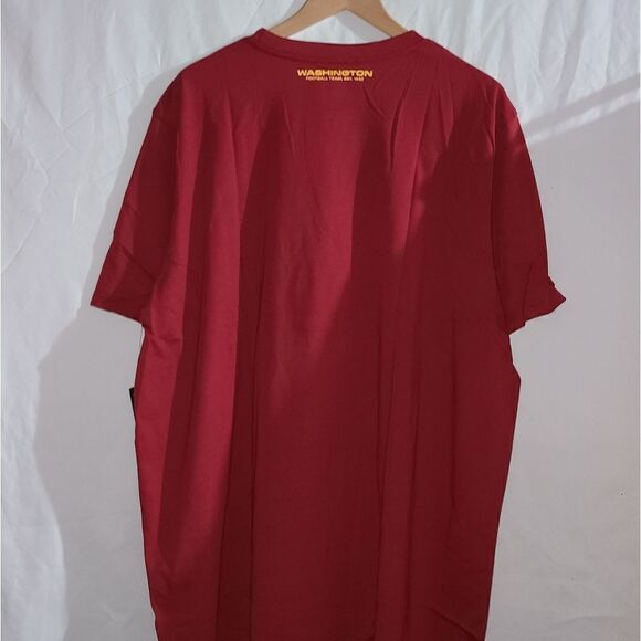 NFL Washington Football Team Maroon Short Sleeve Shirt Size 3XL - Picture 4 of 6